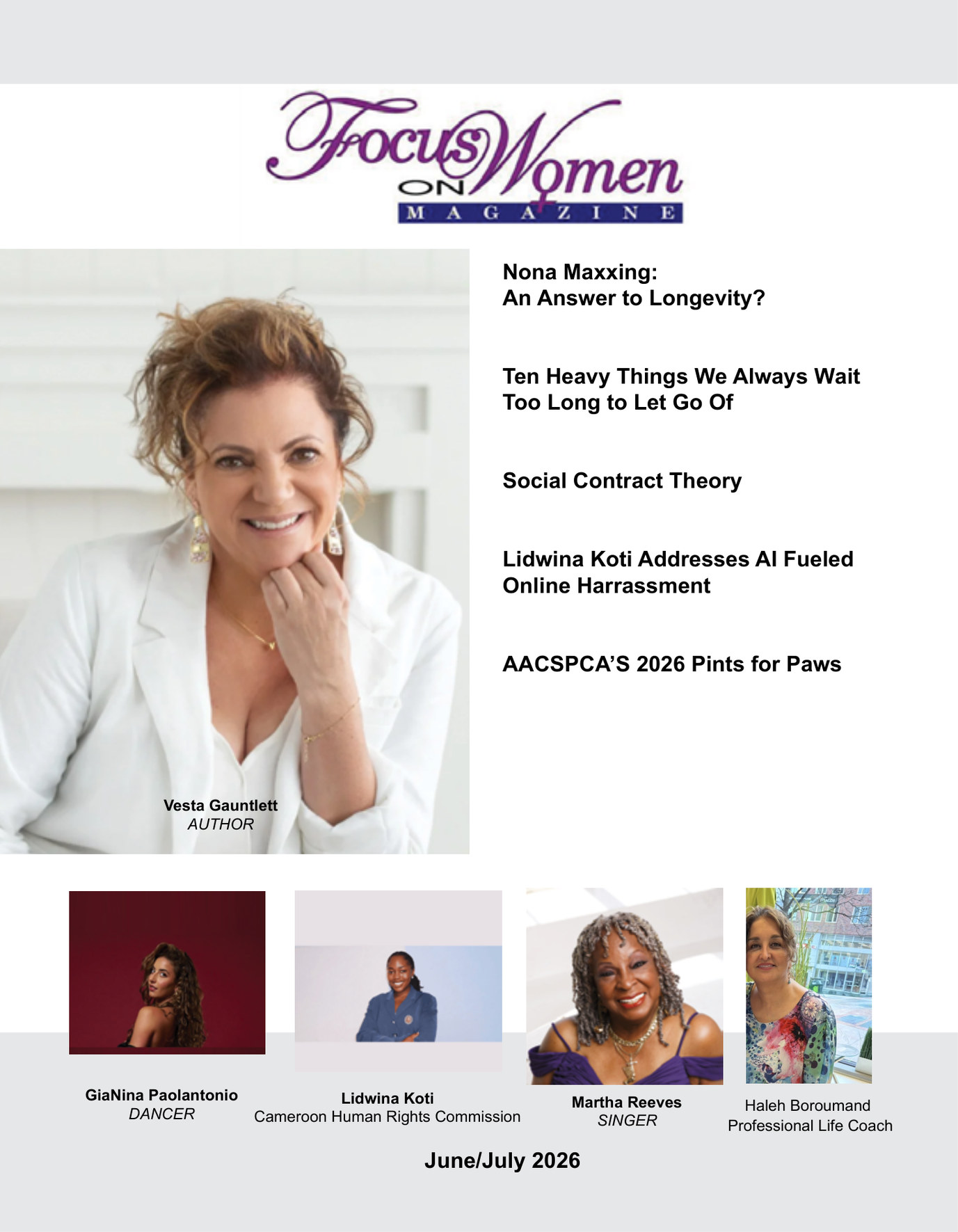 Six-month subscription, shown with the April–May 2026 cover
